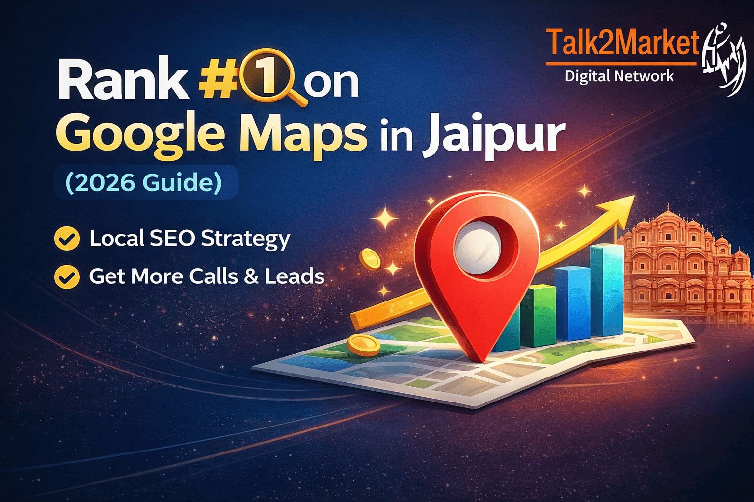 How to Rank #1 on Google Maps in Jaipur (Complete Guide 2026)